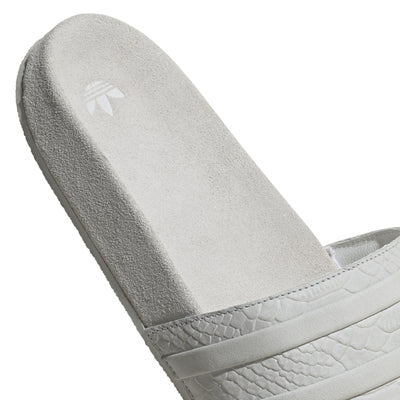 ADIDAS ADILETTE WHITE SNAKE