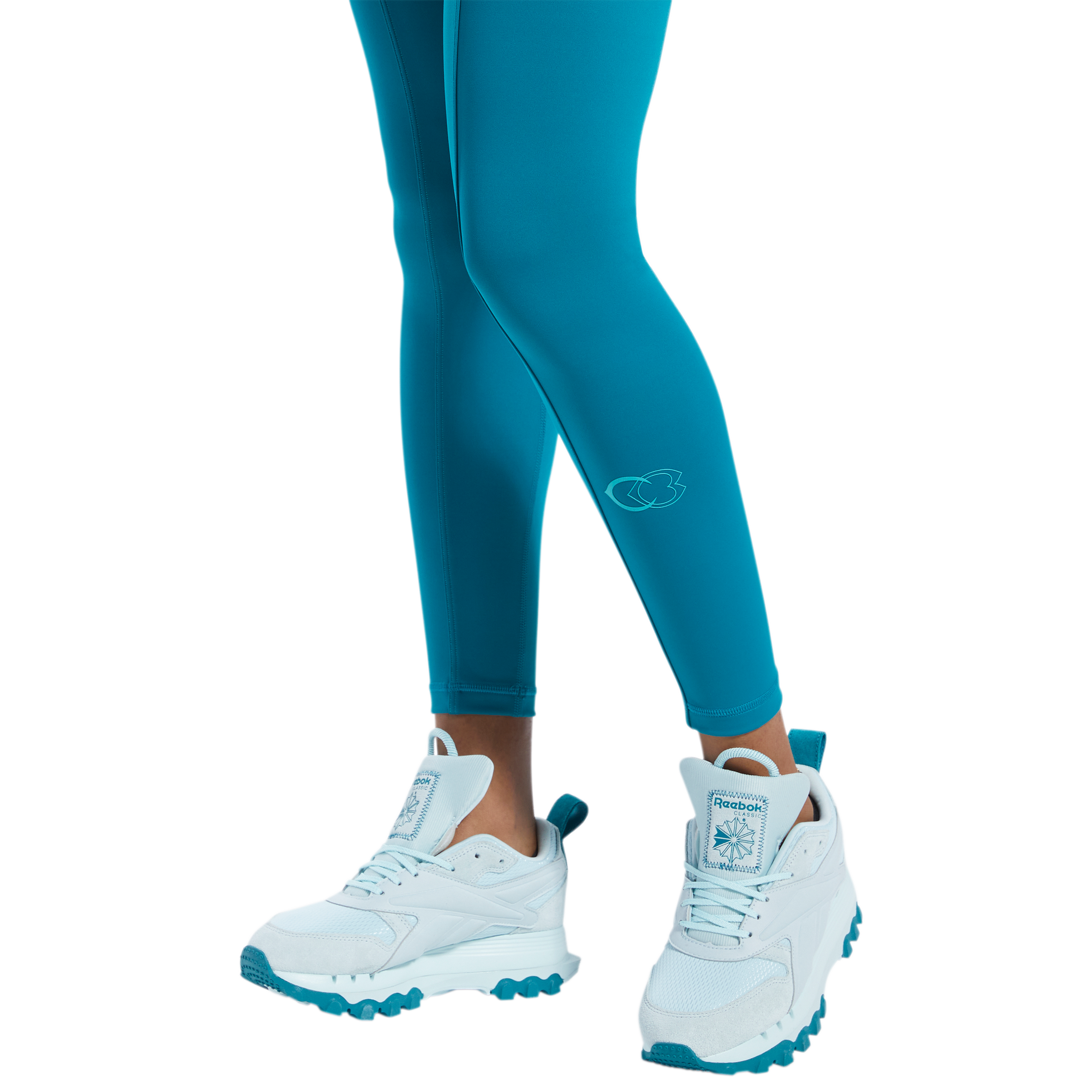 REEBOK CARDI B LEGGINS TIGHT BLUE