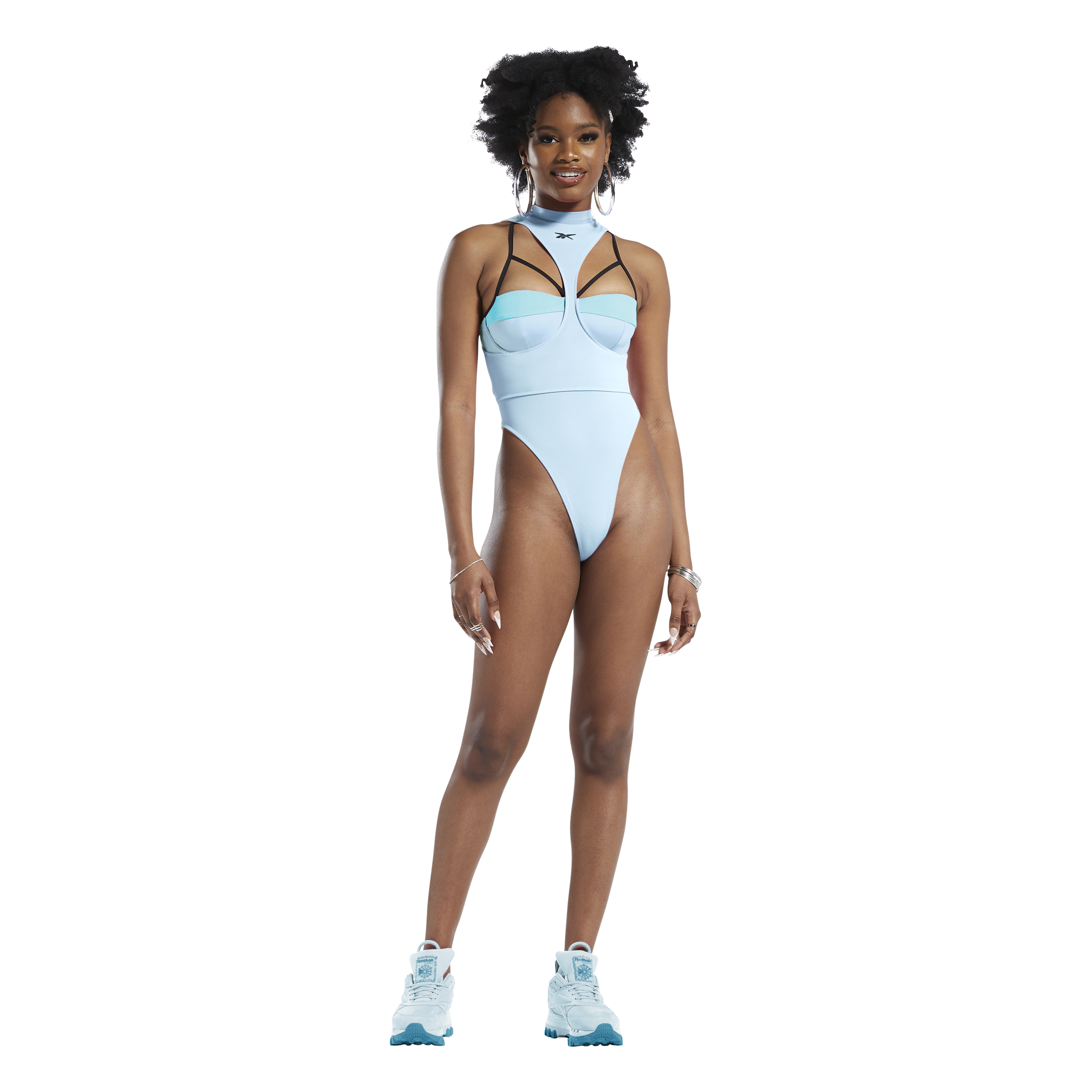 REEBOK BODY CARDI B BULE TURQUE