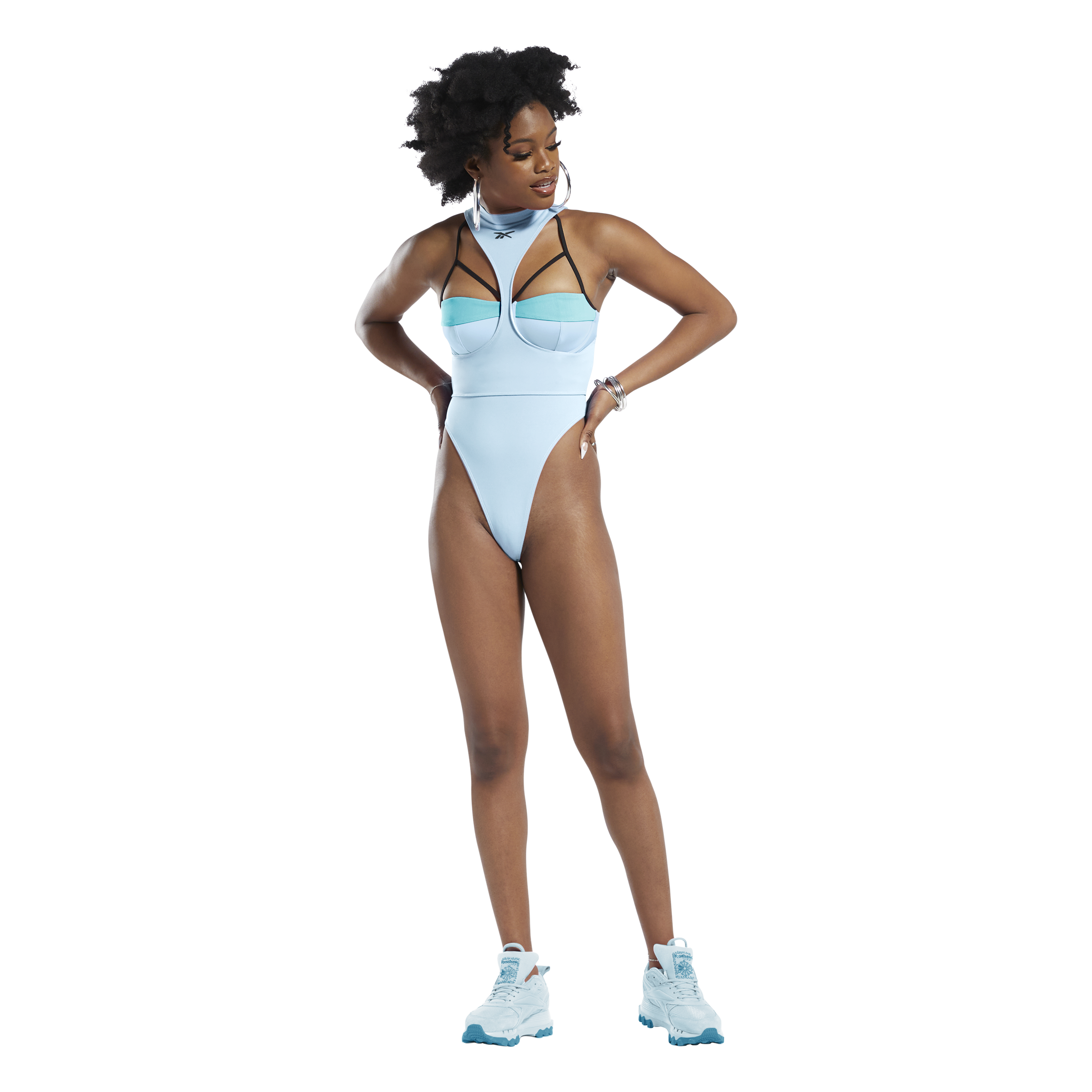 REEBOK BODY CARDI B BULE TURQUE