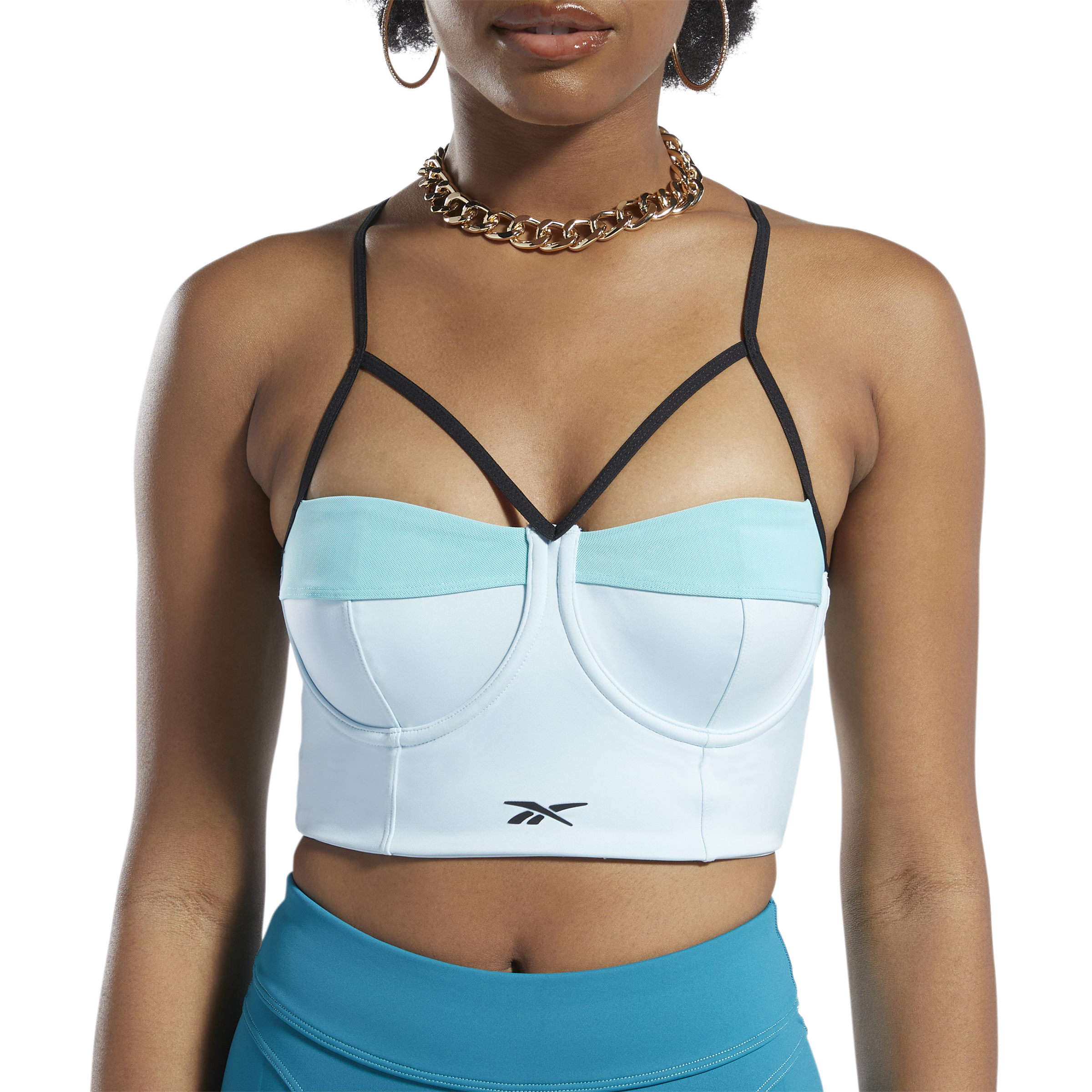 REEBOK BRALETTE CARDI B BLUE TURQUE
