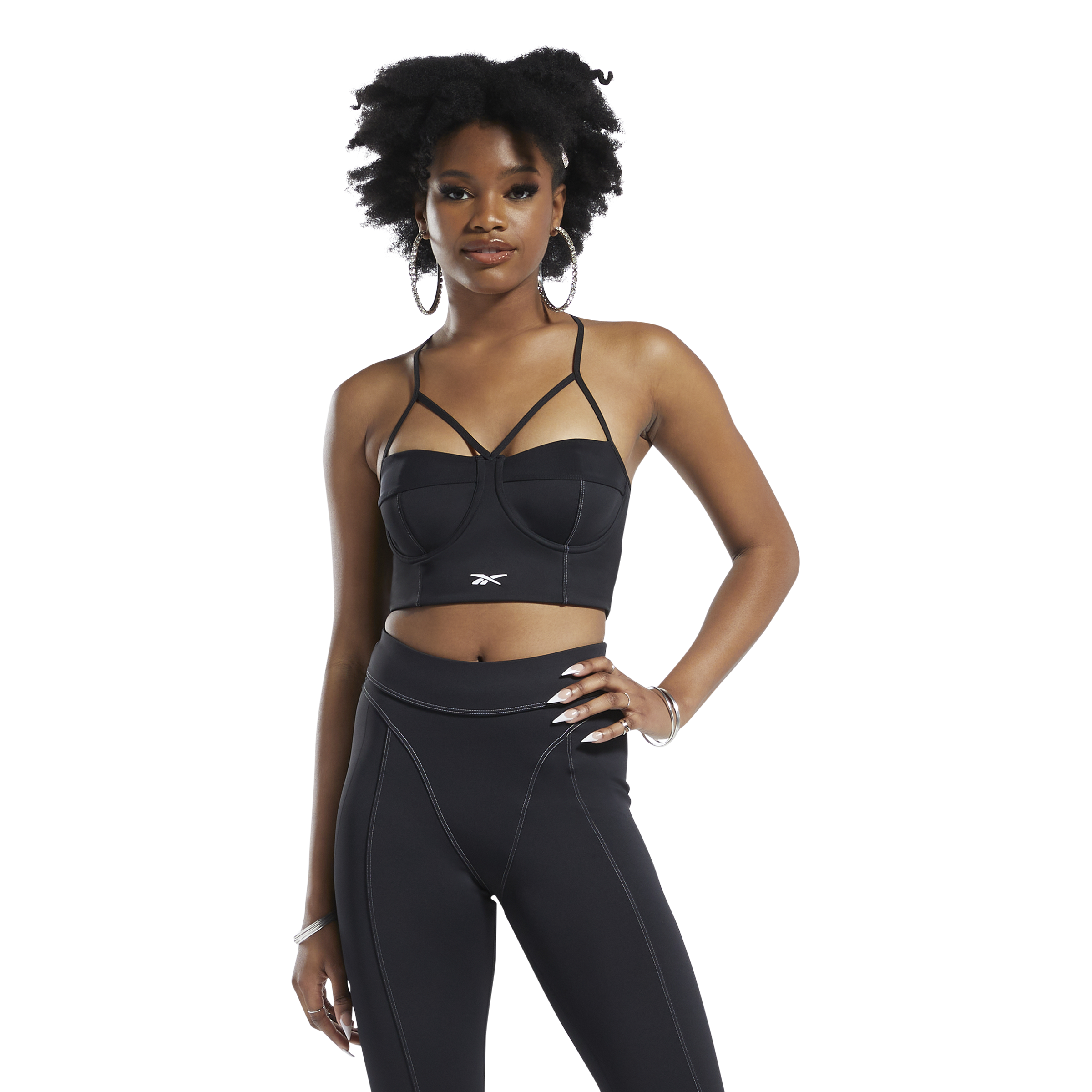 REEBOK BRALETTE CARDI B BLACK