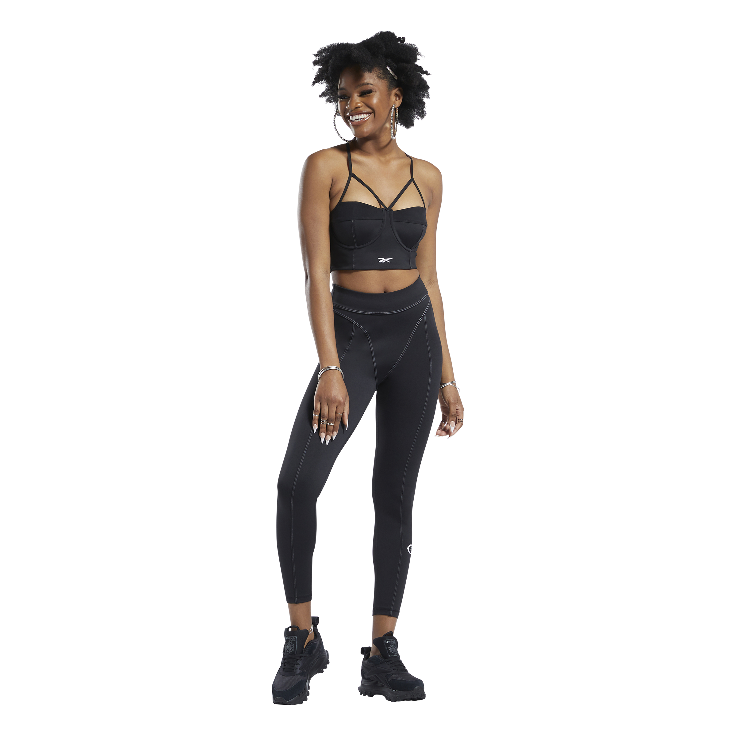 REEBOK BRALETTE CARDI B BLACK