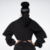 REEBOK HOODIE TOP CARDI B BLACK