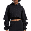REEBOK HOODIE TOP CARDI B BLACK