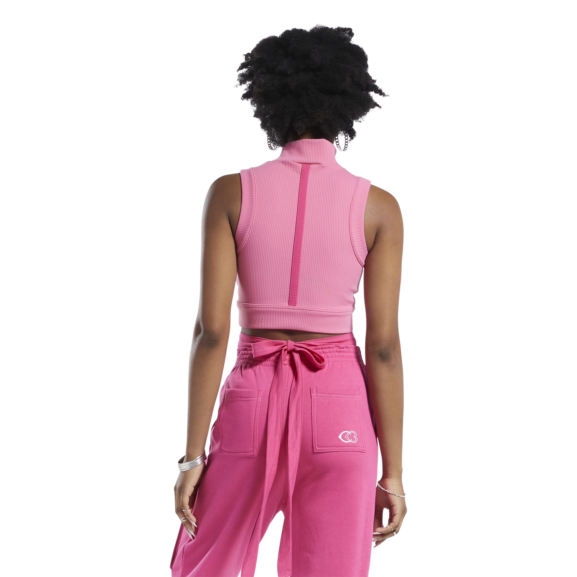 REEBOK CROP CARDI B ASTPNK