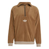 ADIDAS FUNNEL CREW VELOUR BROWN
